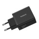 Мережевий зарядний пристрій Baseus Cube Fast Charger 2U+C 30W Cluster Black P10111402113-00
